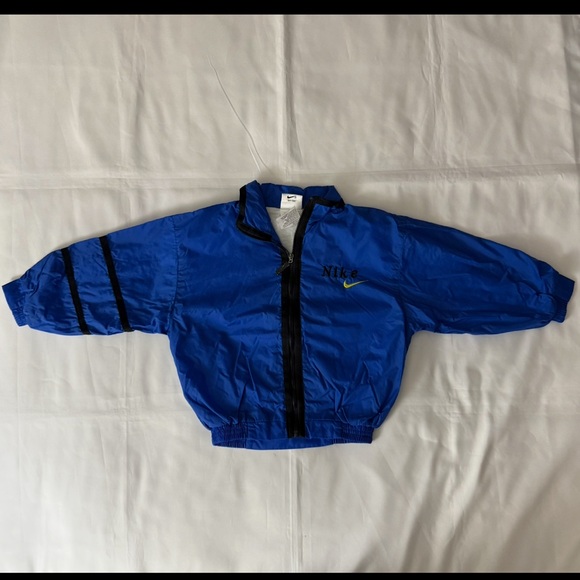 Nike Kids Blue Full Zip Jacket - Picture 1 of 10
